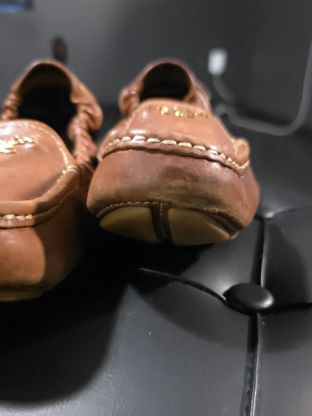 Prada Leather Loafers Women's Size 7 - Picture 6 of 9